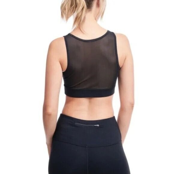 LA SOCIETY TORREY BLACK V-MESH CROP TOP - Picture 4 of 6